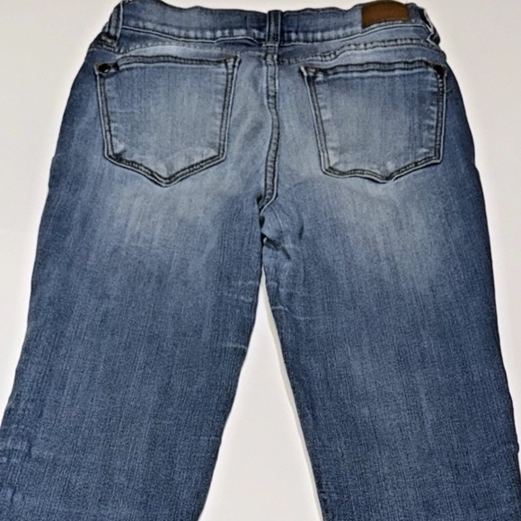 Judy Blue Straight Leg Distressed Jeans Size 5/27 Wash Ripped Denim Streetwear - Picture 13 of 14